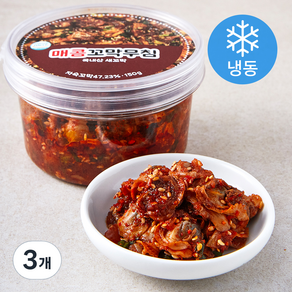 도들샘 매콤꼬막무침 (냉동), 150g, 3개