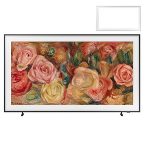 삼성전자 4K UHD LED The Fame TV 기본형 + 화이트 베젤 방문설치, 138cm(55인치), KQ55LSD03AFXKR, 벽걸이형