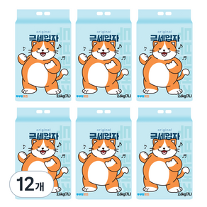 두부랑캣츠 극세입자 오리지날 고양이 모래 2.6kg, 12개, 오리지널