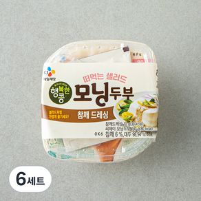 행복한콩 모닝두부 140g + 참깨 드레싱 10g, 150g, 6세트