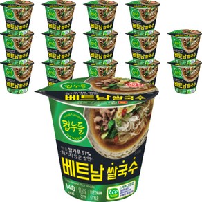 오뚜기 컵누들 베트남 쌀국수 컵라면, 47g, 15개