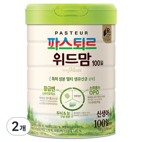 파스퇴르 위드맘 100일, 750g, 2개