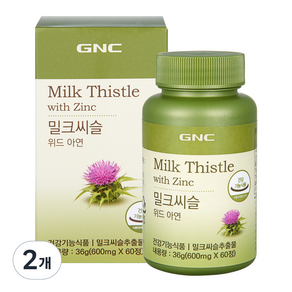 GNC 밀크씨슬 위드 아연 36g