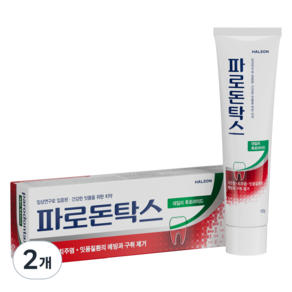 파로돈탁스 데일리 후로라이드 치약, 100g, 2개