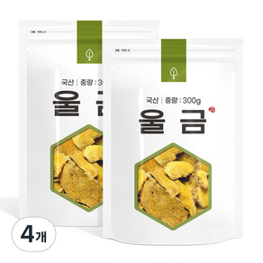 진도산 건조 울금, 300g, 4개