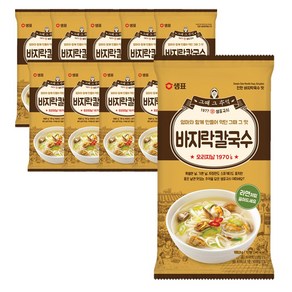 샘표국시 바지락 칼국수, 100.3g, 10개