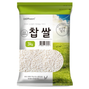 대구농산 건강한밥상 찹쌀, 3kg, 1개