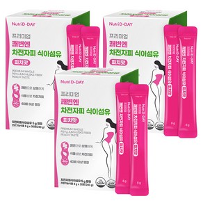 뉴트리디데이 프리미엄 쾌변엔 차전자피 식이섬유, 240g, 3개
