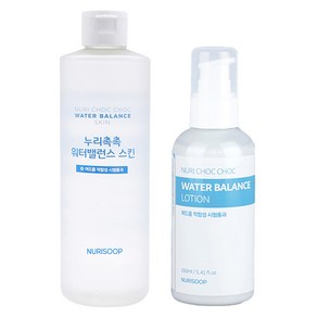 누리숲 누리촉촉 워터밸런스 스킨 대용량 320ml + 로션 160ml, 1세트