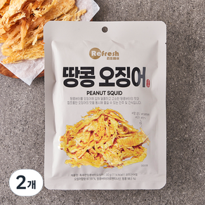 리프레쉬 촉촉한 땅콩 버터 오징어, 30g, 2개