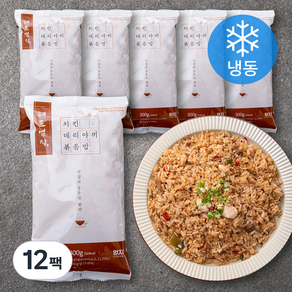 쉐프엄지 치킨데리야끼 볶음밥 (냉동), 300g, 12팩