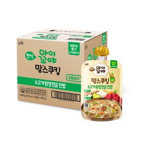 아이꼬야 유아용 맘스쿠킹 레토르트 이유식, 100g, 10개, 소고기 된장전골 진밥