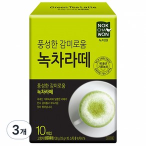 녹차원_녹차라떼, 13g, 10개입, 3개