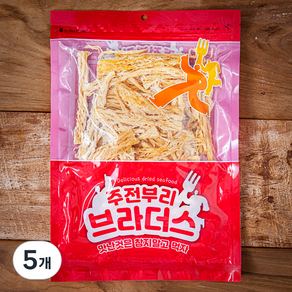 리프레쉬 주전부리브라더스 촉촉 땅콩버터오징어, 150g, 5개