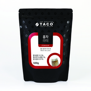 타코 홍차라떼 파우더 파우치, 500g, 1개입, 1개