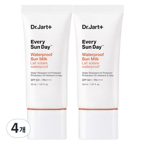 닥터자르트 에브리 선 데이 워터프루프 선 밀크 선스크린 SPF50+ PA++++, 30ml, 4개