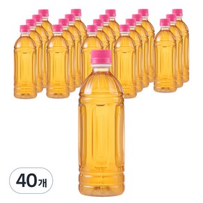 탐사 제로블랙티 복숭아맛 무라벨, 40개, 500ml