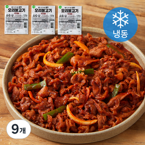 다향 오리불고기 매콤한맛 (냉동), 150g, 9개