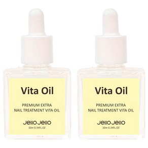 젤로젤로 프리미엄 엑스트라 네일 트리트먼트 비타 오일, 10ml, 2개