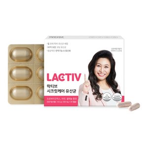 락티브 시크릿케어 유산균 10.5g, 30정, 1개