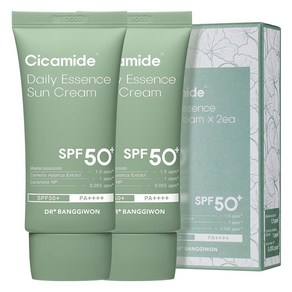 닥터방기원 시카마이드 데일리 에센스 선크림 SPF50+ PA++++, 50ml, 50g, 2개