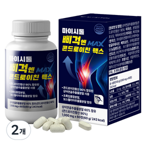 마이시톨 삐걱엔 콘드로이친 맥스 60g, 60정, 2개