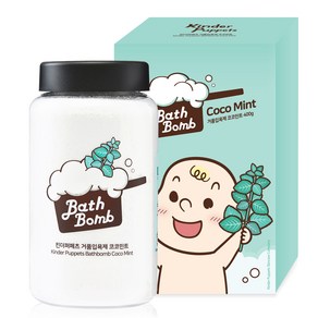 킨더퍼페츠 거품 유아 입욕제 코코민트, 400g, 1개