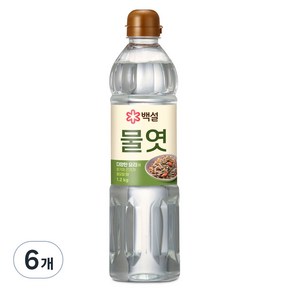 백설 물엿, 6개, 1.2kg