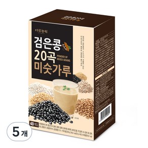 다농원 검은콩 20곡 미숫가루, 800g, 5개