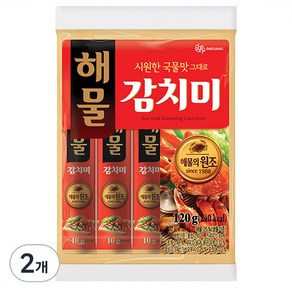 대상 해물 감치미, 2개, 120g