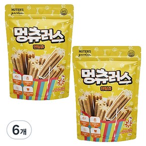 누터스가든 강아지 멍츄러스 덴탈츄, 150g, 6개, 혼합맛(북어/단호박)