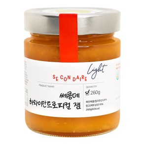 쎄콩데 저칼로리 Light 하와이안 트로피컬 잼, 260g, 1개