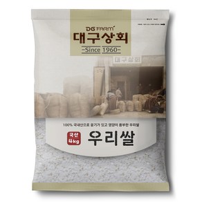 대구상회 2024년산 햅쌀 백미, 상등급, 4kg, 1개