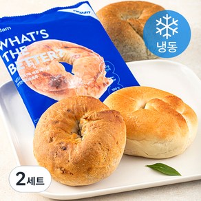 널담 고단백 배꼽 베이글 플레인 140g + 흑임자 140g + 크랜베리 & 호두 140g 세트 (냉동)