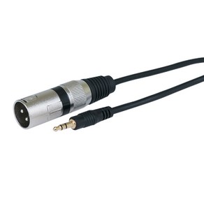 해밀 XLR 캐논 PC 3.5 고급형 마이크 케이블 캐논 수 & 3.5st 수 3m