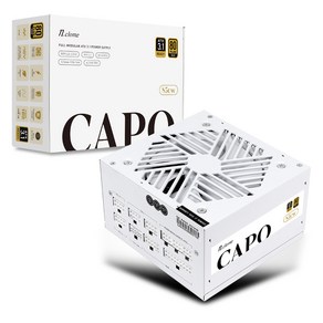 엔클롬 CAPO 850W 80PLUS골드 풀모듈러 파워서플라이 ATX3.1 화이트