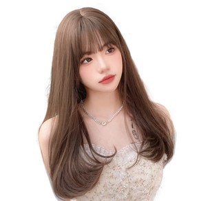 준 단색 c컬 붙임머리 50cm 195g