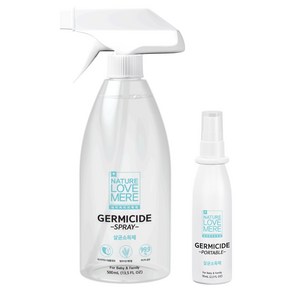 네이쳐러브메레 유아용 뿌리는 소독제 500ml + 휴대용 70ml, 1세트