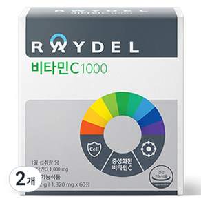 레이델 비타민C1000 79.2g, 60정, 2개