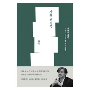 가불 선진국:연대와 공존 사회권 선진국을 위한 제언, 메디치미디어, 조국