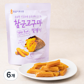 참군고구마말랭이, 60g, 6개