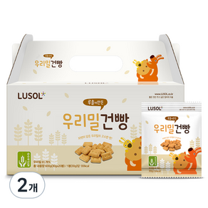 루솔 우리밀건빵, 밀가루, 40개, 30g