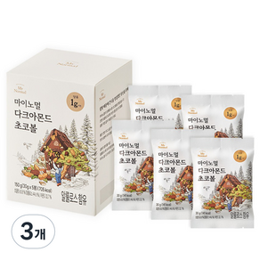 마이노멀 알룰로스 다크 아몬드 초코볼 5p, 150g, 3개