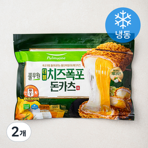 풀무원 더블 치즈폭포 돈카츠 (냉동), 560g, 2개