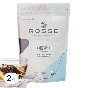 로쎄 유기농 호지 티, 30g, 20개입, 2개