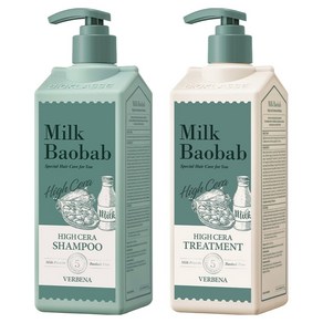 밀크바오밥 하이세라 버베나 샴푸 500ml + 트리트먼트 500ml, 1개