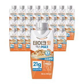 테이크핏 맥스 고소한맛 드링크믹스, 250ml, 24개