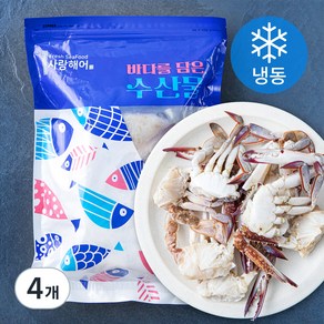 사랑해어 꽃게 (냉동), 450g, 4개