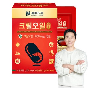 네이처드림 크릴오일 골드 1000mg, 30정, 1개