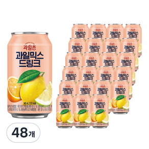 해태htb 과일촌 과일믹스 드링크, 48개, 340ml